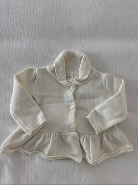 Gymboree Cream Knit Baby Cardigan